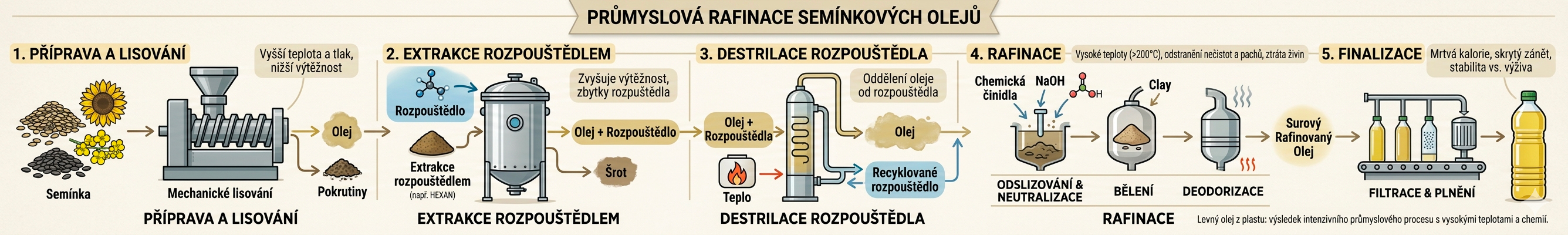 Mýtus o bábovce- Proč byste do té své měli nalít olivový olej_ - vyroba rafinovaneho oleje